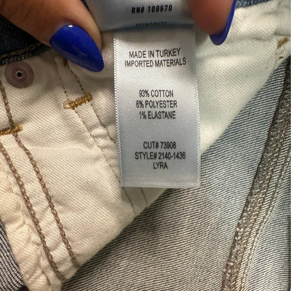 CITIZENS OF HUMANITY Women's Lyra Wide Leg Crop Size 28 In Abliss - Picture 8 of 11